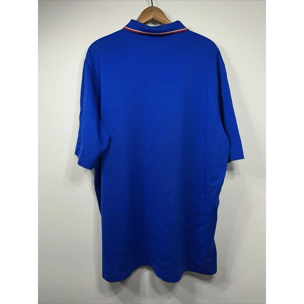 Vtg Polo Golf Ralph Lauren Mens‎ Big Pony Red Rare Shirt Blue XL Office Casual